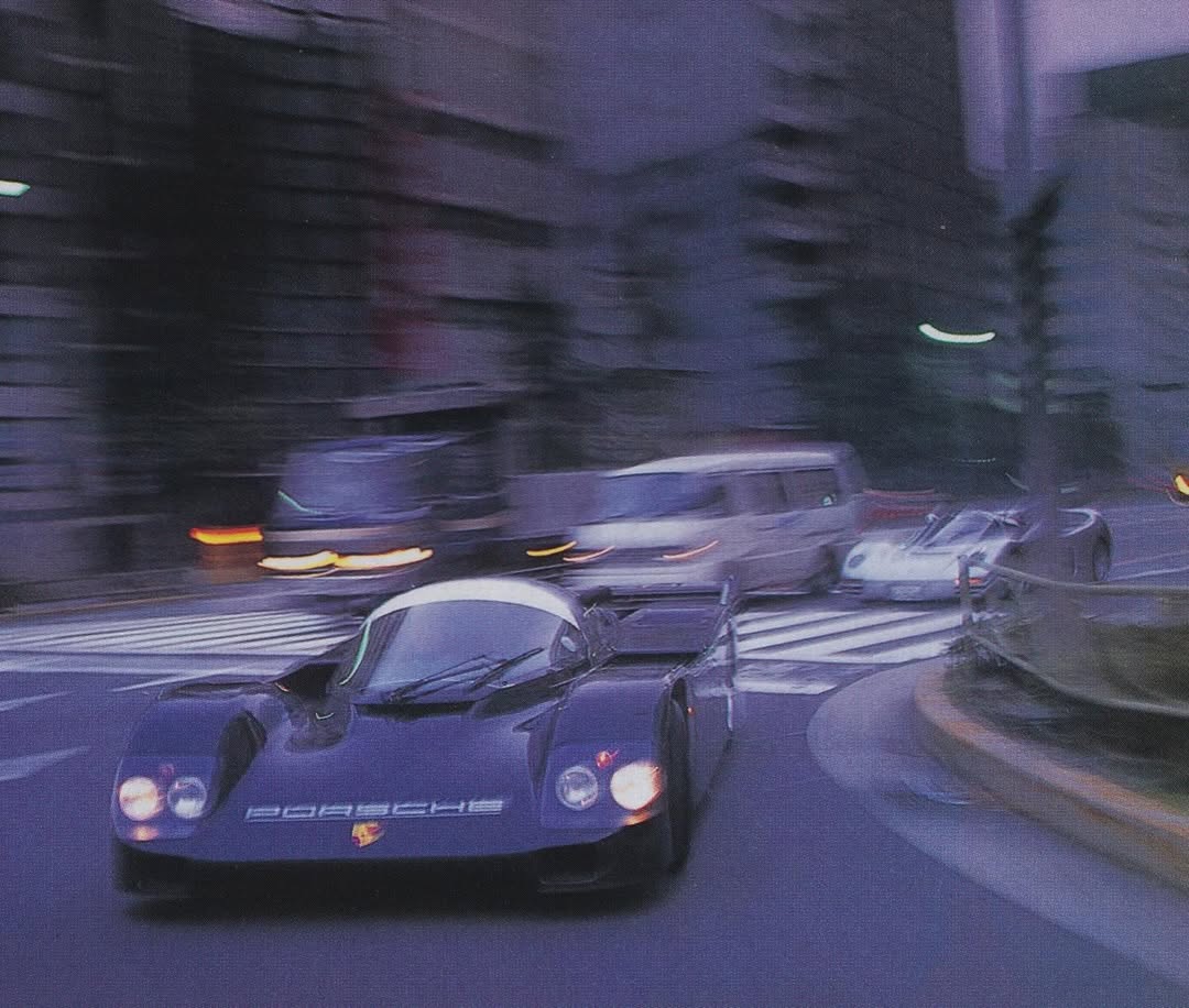 Porsche 962: quando esses dois lendários encontraram Tóquio nos anos 2000