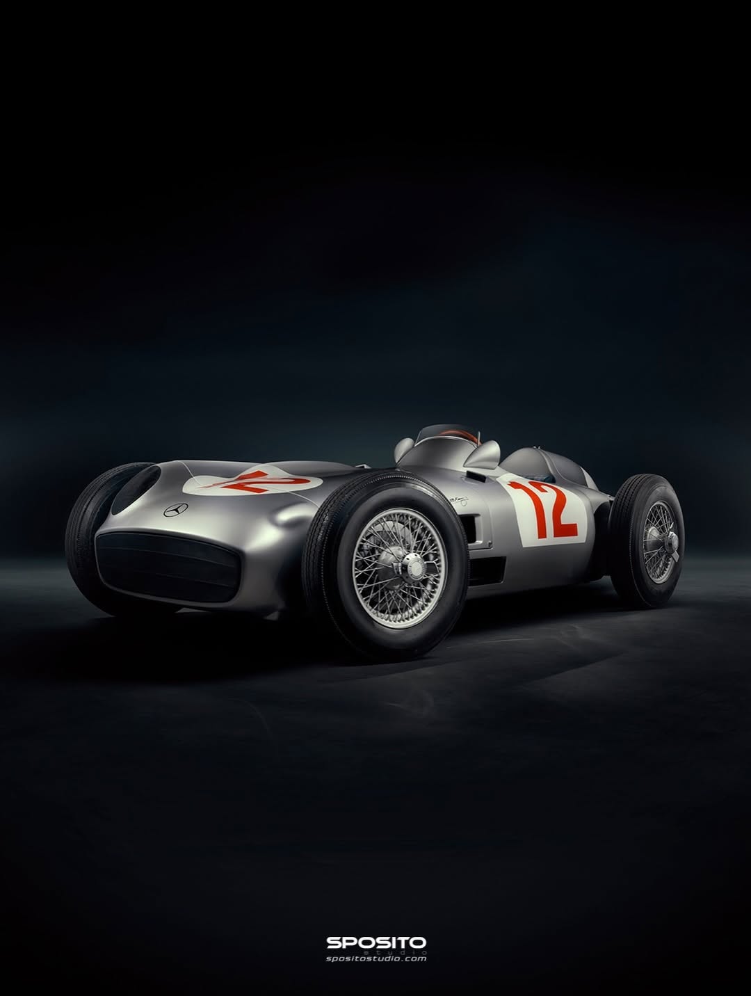 MERCEDES-BENZ 300SLR RECRIAÇÃO - Imagem 5