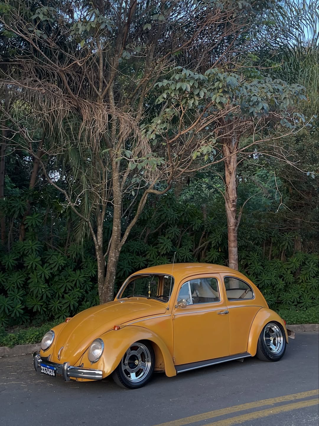 VOLKSWAGEN FUSCA AMARELO MANGA - Imagem 1