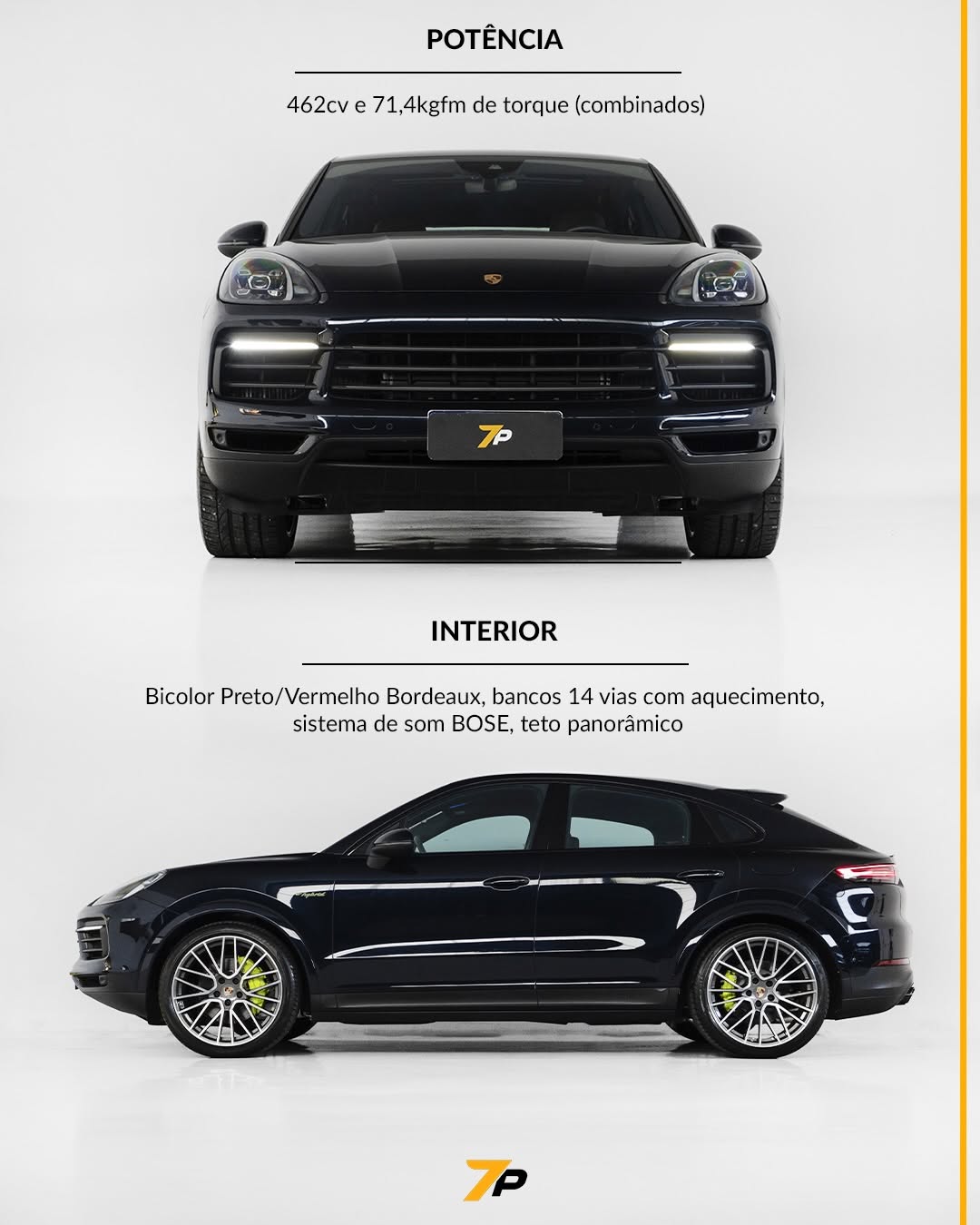 PORSCHE CAYENNE COUPE E-HYBRID PLATINUM EDITION - Imagem 2