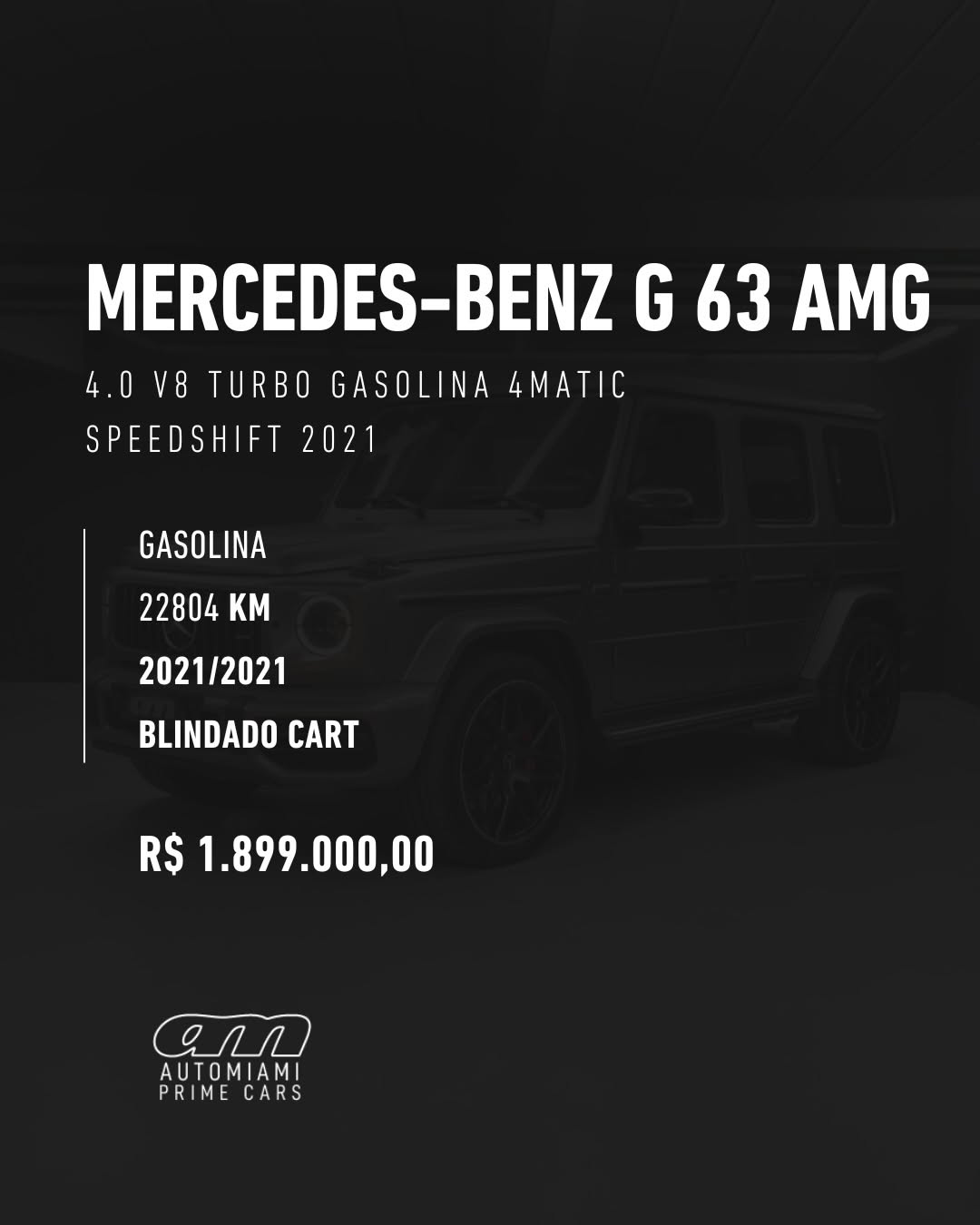 MERCEDES-BENZ G 63 AMG 4.0 V8 TURBO GASOLINA 4MATIC SPEEDSHIFT - Imagem 2