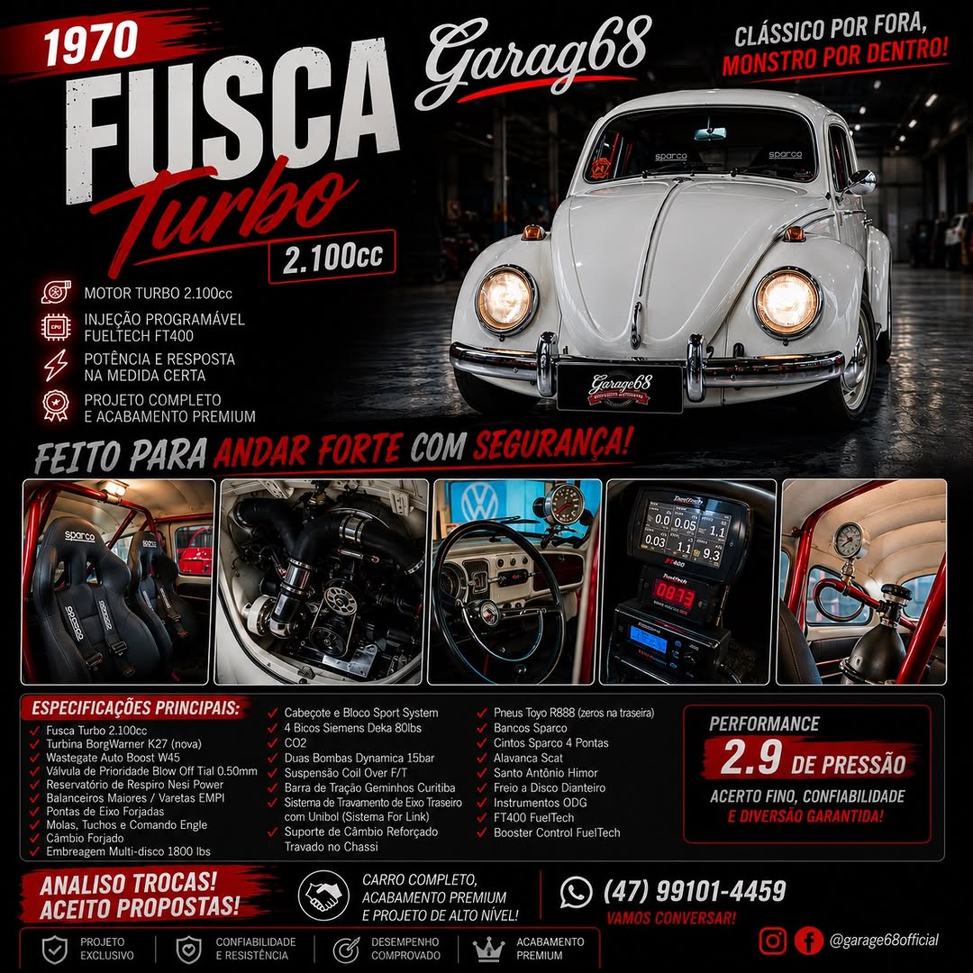 VOLKSWAGEN FUSCA TURBO - Imagem 1