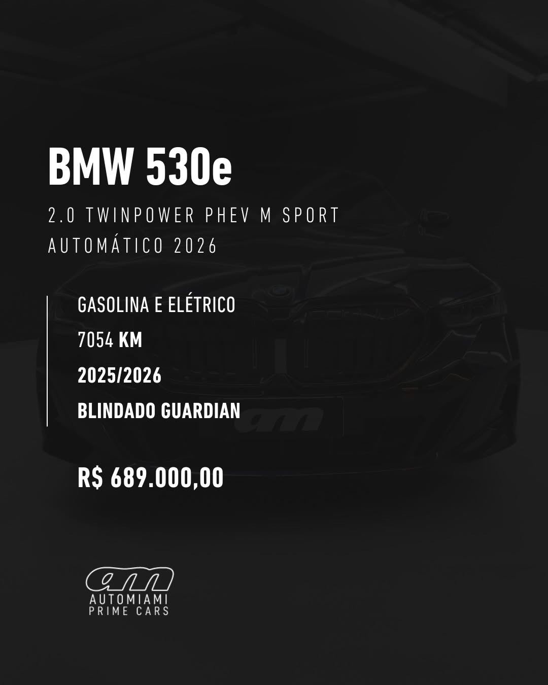 BMW 530E M SPORT AUTOMÁTICO - Imagem 2