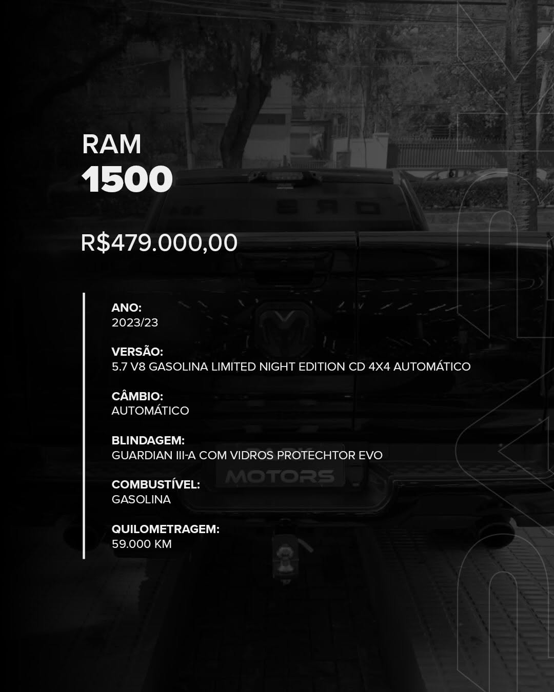 RAM 1500 LIMITED NIGHT EDITION - Imagem 2