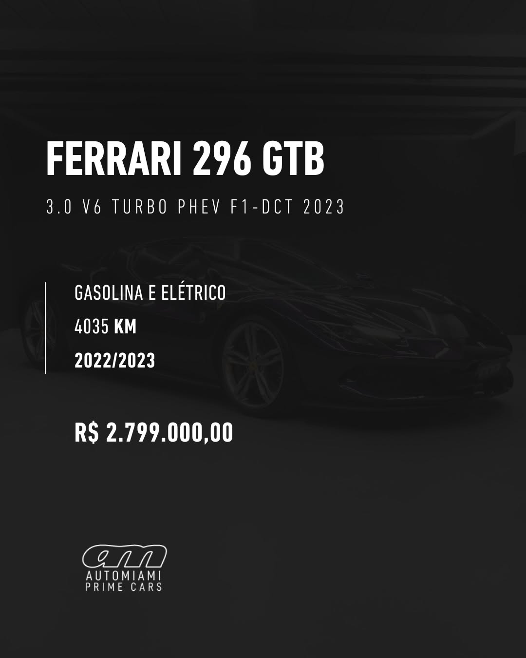 FERRARI 296 GTB - Imagem 2