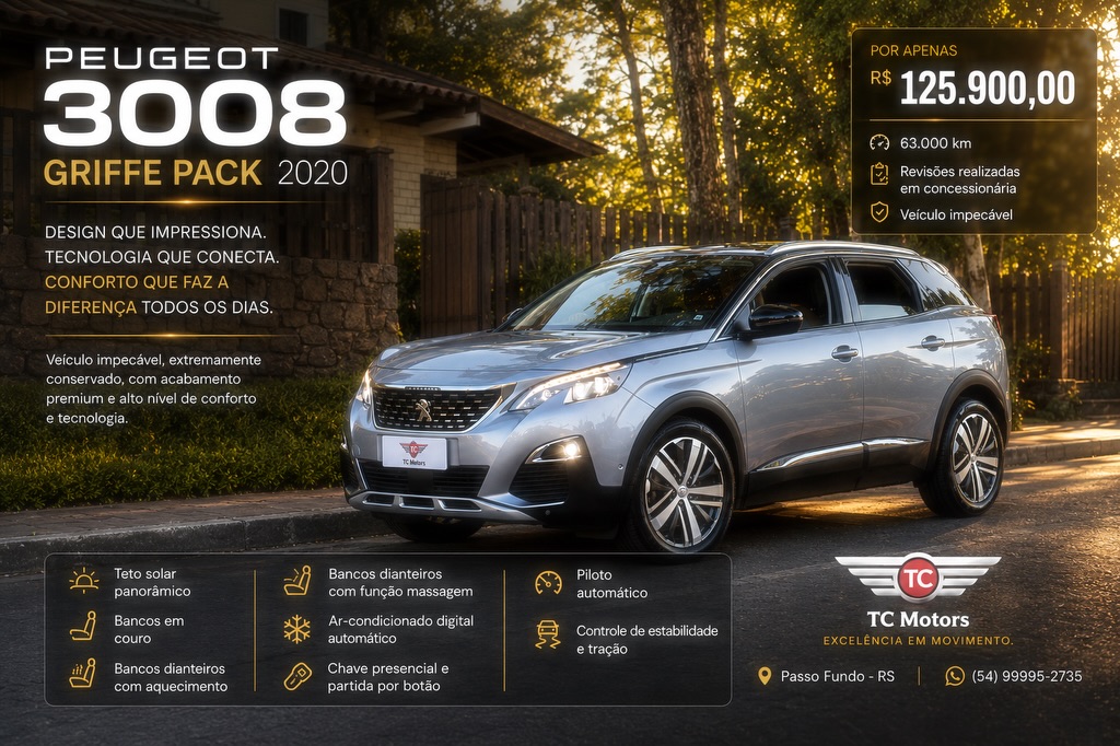 PEUGEOT 3008 GRIFFE PACK - Imagem 1