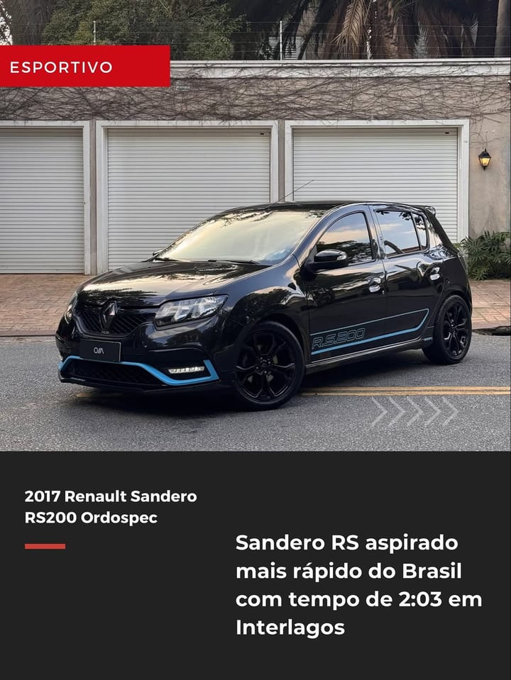 RENAULT SANDERO RS200 ORDOSPEC