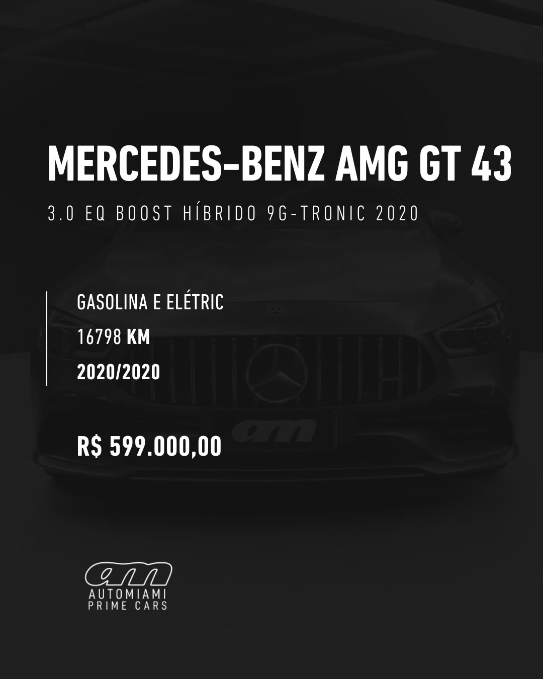 MERCEDES-BENZ AMG GT 43 AMG GT 43 3.0 EQ BOOST HÍBRIDO 9G-TRONIC - Imagem 2