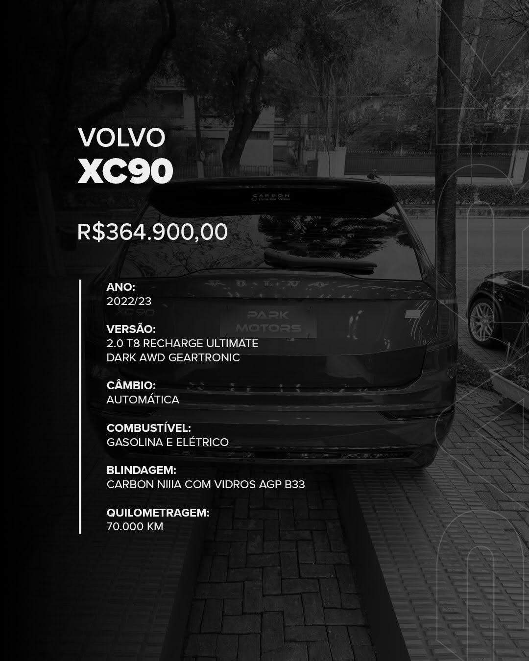 VOLVO XC90 T8 RECHARGE ULTIMATE DARK - Imagem 2