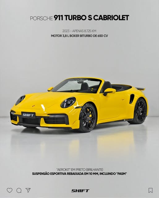 PORSCHE 911 TURBO S CABRIOLET - Imagem 1