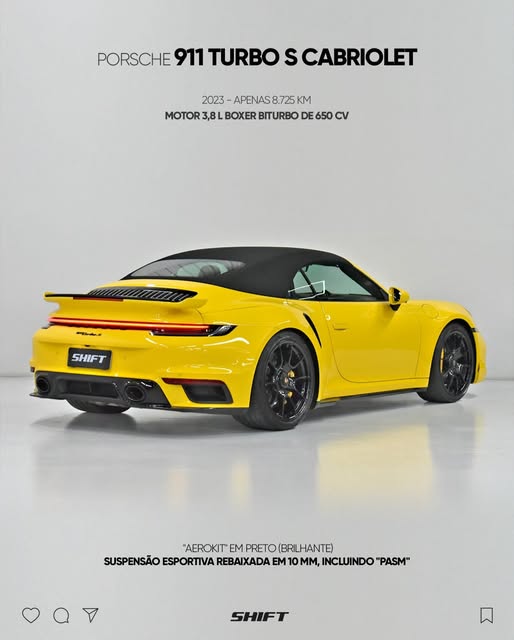 PORSCHE 911 TURBO S CABRIOLET - Imagem 2