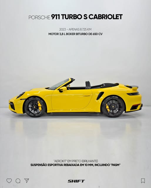 PORSCHE 911 TURBO S CABRIOLET - Imagem 3