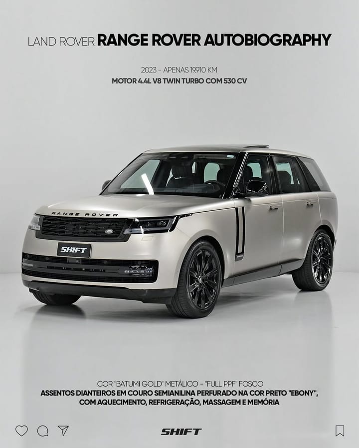 LAND ROVER RANGE ROVER AUTOBIOGRAPHY