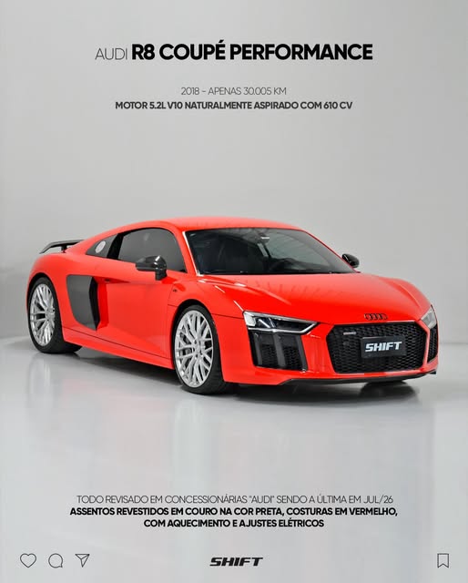 AUDI R8 PERFORMANCE - Imagem 1