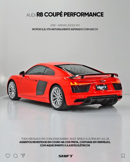 AUDI R8 PERFORMANCE - Imagem 2