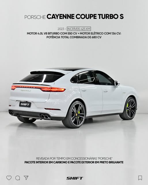 PORSCHE CAYENNE COUPÉ TURBO S E-HYBRID - Imagem 1