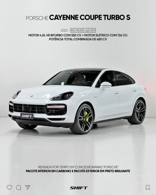 PORSCHE CAYENNE COUPÉ TURBO S E-HYBRID - Imagem 2