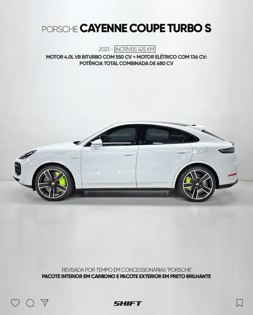PORSCHE CAYENNE COUPÉ TURBO S E-HYBRID - Imagem 3