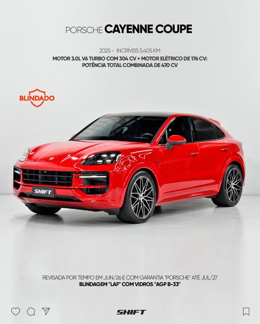 PORSCHE CAYENNE COUPE - Imagem 1