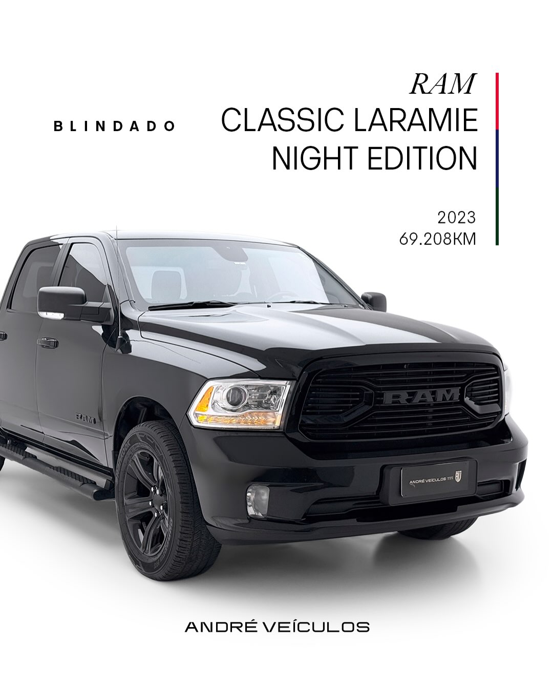 RAM CLASSIC LARAMIE NIGHT EDITION - Imagem 1