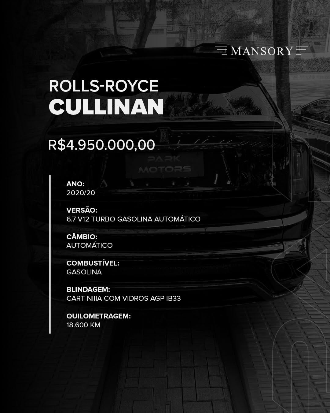ROLLS-ROYCE CULLINAN MANSORY - Imagem 2
