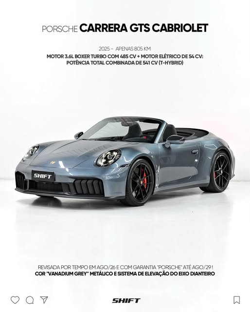 PORSCHE 911 CARRERA GTS - Imagem 1