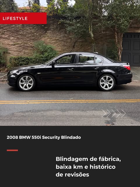 BMW 550I SECURITY BLINDADO - Imagem 1