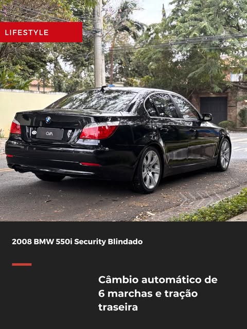 BMW 550I SECURITY BLINDADO - Imagem 3