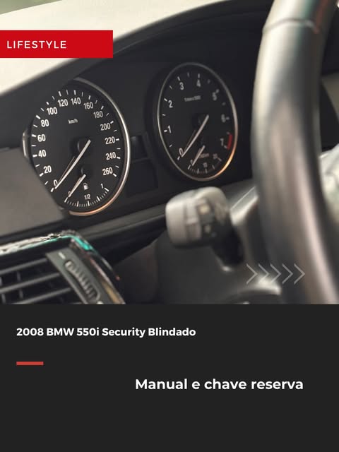 BMW 550I SECURITY BLINDADO - Imagem 9