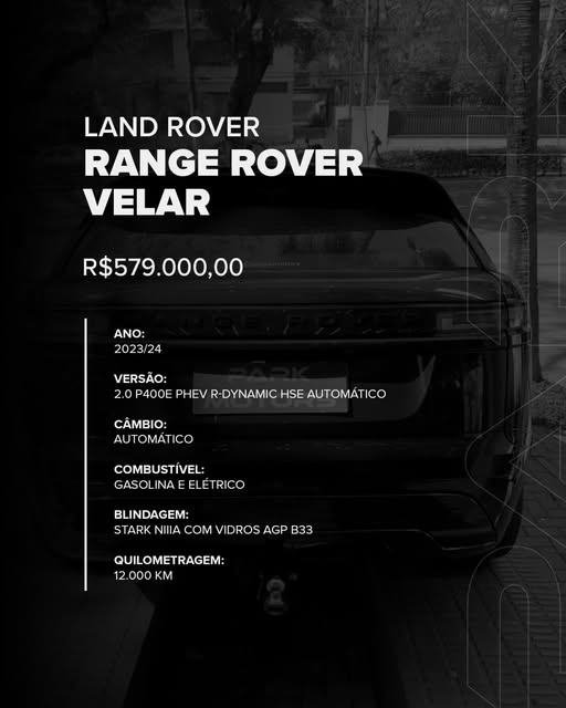 LAND ROVER RANGE ROVER VELAR P400E R-DYNAMIC HSE - Imagem 2