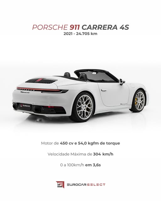 PORSCHE 911 CARRERA 4S CABRIOLET - Imagem 2
