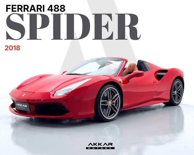 FERRARI 488 SPIDER - Imagem 1