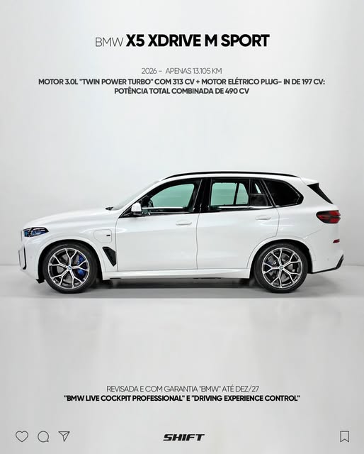 BMW X5 XDRIVE 50E M SPORT - Imagem 3