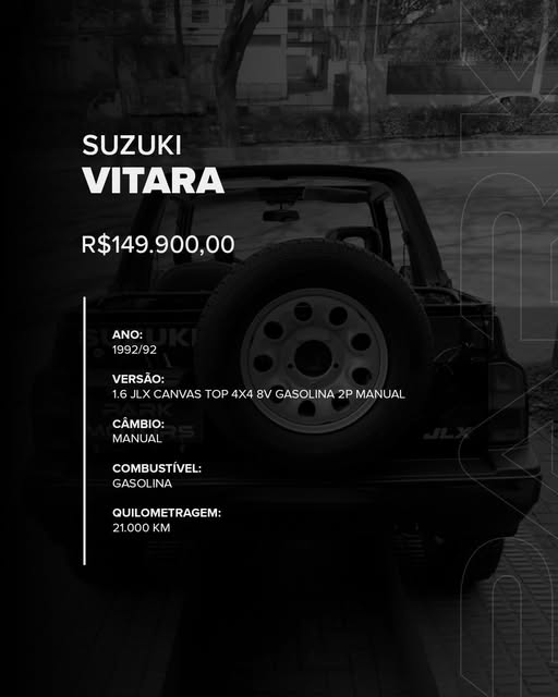 SUZUKI VITARA JLX CANVAS TOP - Imagem 2