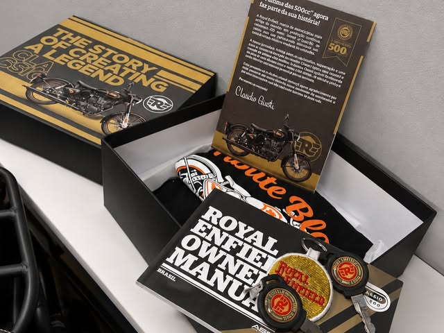 ROYAL ENFIELD CLASSIC 500 EDIÇÃO COMEMORATIVA 120 ANOS - Imagem 7