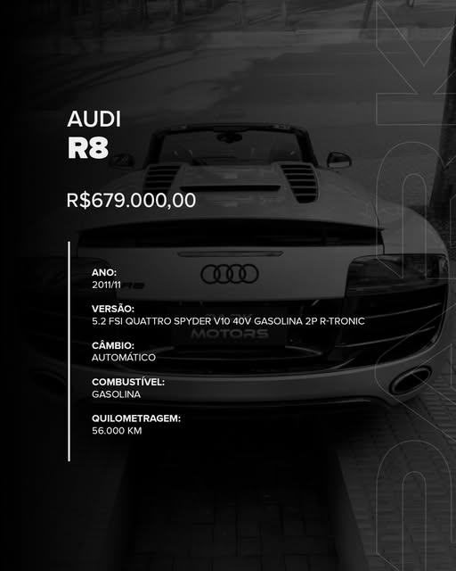 AUDI R8 SPYDER - Imagem 2