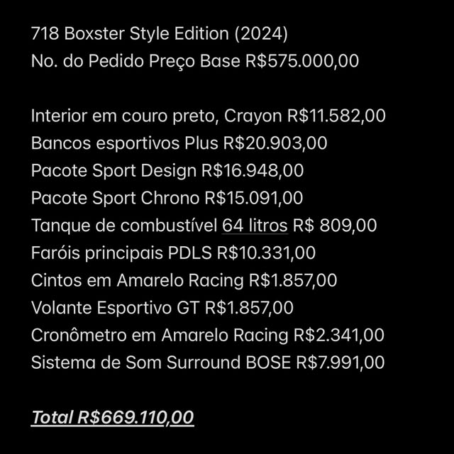 PORSCHE 718 STYLE EDITION - Imagem 2