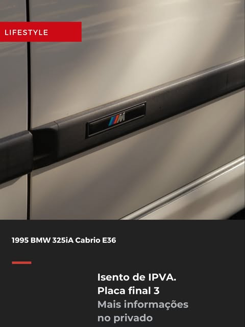 BMW 325I CABRIO E36 - Imagem 10