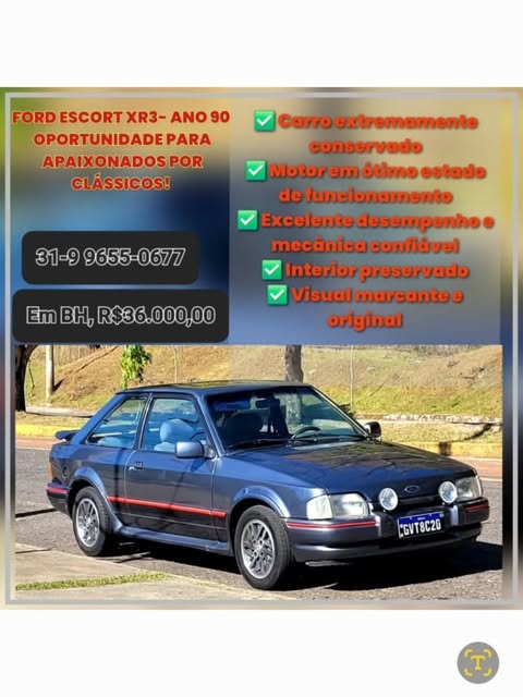 FORD ESCORT XR3 - Imagem 12