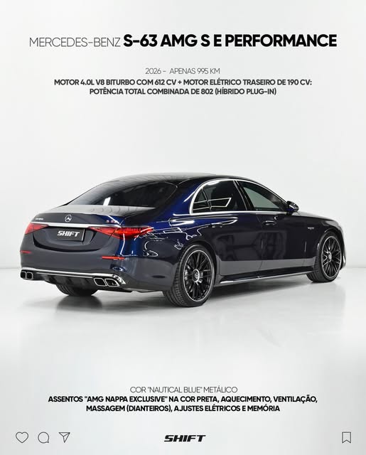 MERCEDES-BENZ S 63 AMG S E PERFORMANCE - Imagem 2