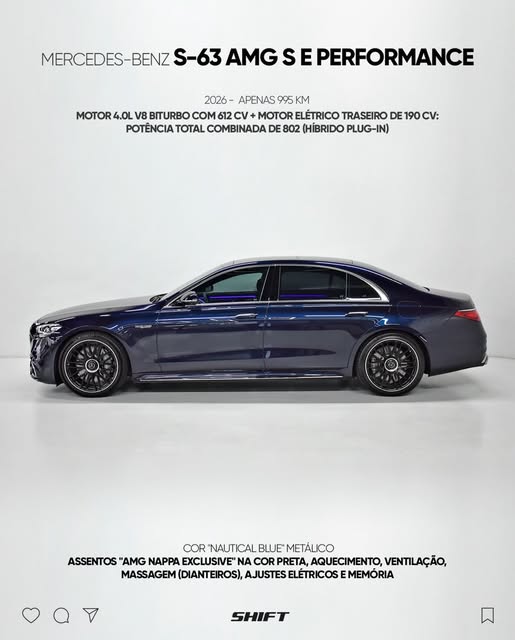 MERCEDES-BENZ S 63 AMG S E PERFORMANCE - Imagem 3