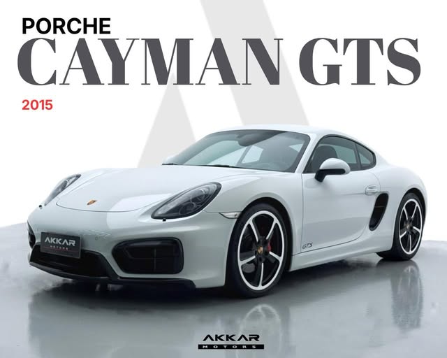 PORSCHE CAYMAN GTS - Imagem 1