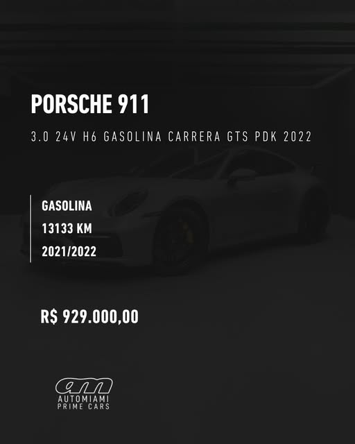 PORSCHE 911 CARRERA GTS - Imagem 2